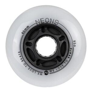 Powerslide Neons Red LED 80mm 85A Wheels