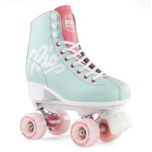 Rio Roller Script Teal Coral Roller Skates